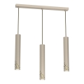 Pendelleuchte ALTRO mit Kabel, 3xGU10/8W/230V, beige