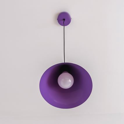 Pendelleuchte am Kabel ETNA II 1x E27/15W/230V Ø 18,5 cm violett