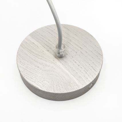 Pendelleuchte an Kabel AIDA 1xE27/60W/230V Ø 25 cm Eiche/Weiß