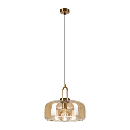 Pendelleuchte an Kabel AMAYA 1xE27/15W/230V gold/rauchbeige