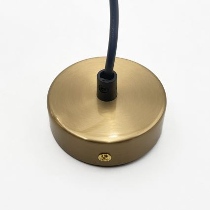 Pendelleuchte an Kabel AMAYA 1xE27/15W/230V gold/rauchbeige