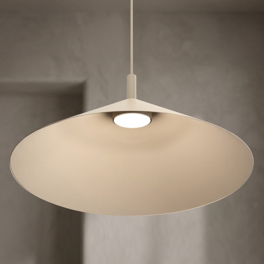 Pendelleuchte an Kabel ANEGA 1xGX53/15W/230V Ø 50 cm beige