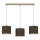 Pendelleuchte an Kabel ARDEN 3xE27/15W/230V beige/braun