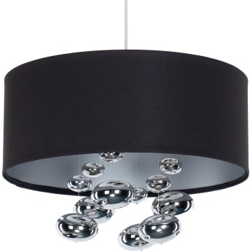 Pendelleuchte an Kabel BUBBLE 1xE27/60W/230V Ø 40 cm schwarz