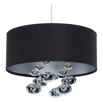 Pendelleuchte an Kabel BUBBLE 1xE27/60W/230V Ø 50 cm schwarz