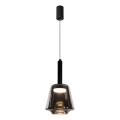 Pendelleuchte an Kabel BUENO 1xGX53/9W/230V Ø 18 cm rauchschwarz