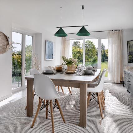 Pendelleuchte an Kabel CAPITAL 2xGX53/15W/230V grün