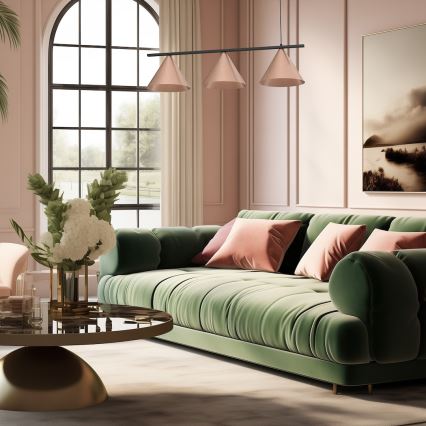 Pendelleuchte an Kabel CAPITAL 3xGX53/15W/230V Roségold