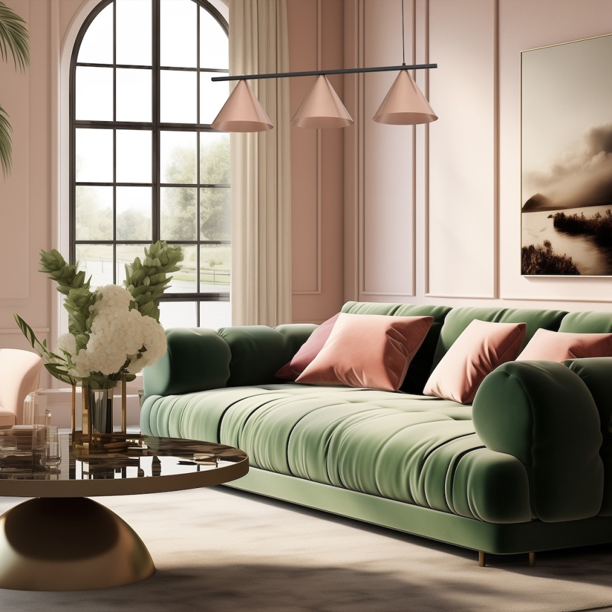 Pendelleuchte an Kabel CAPITAL 3xGX53/15W/230V Roségold