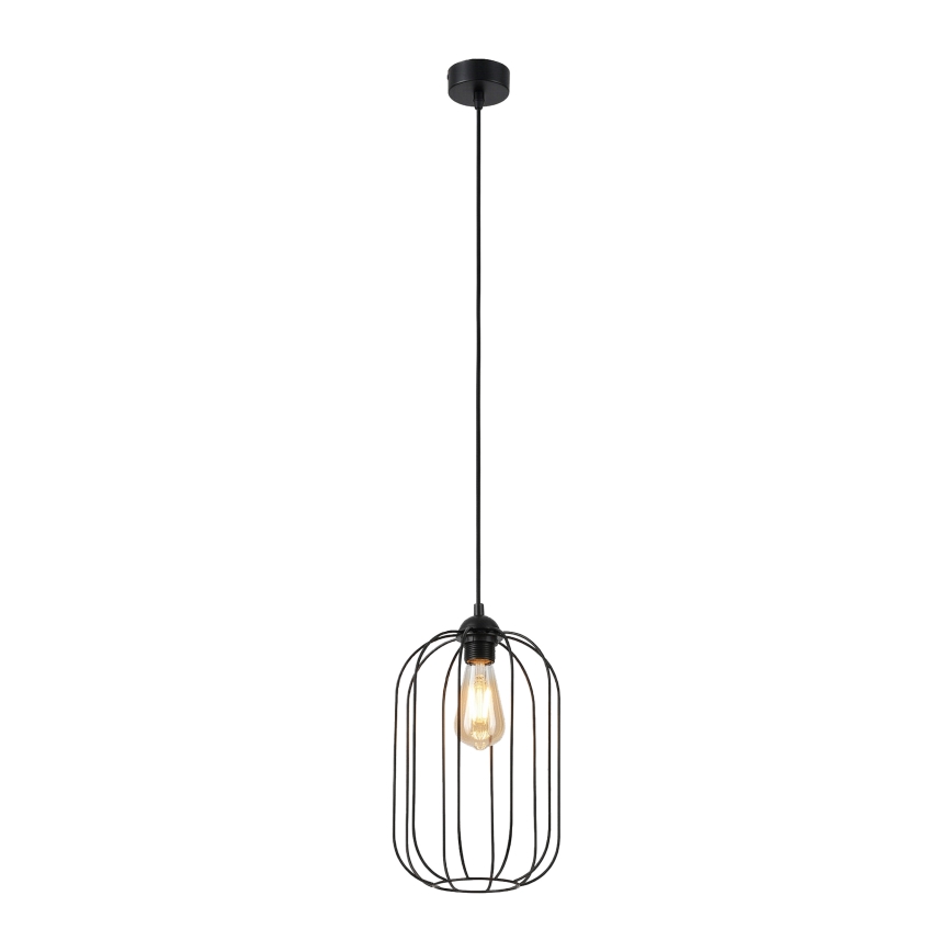 Pendelleuchte an Kabel DESTELLO, 1x E27/15W/230V, Ø 21 cm, schwarz