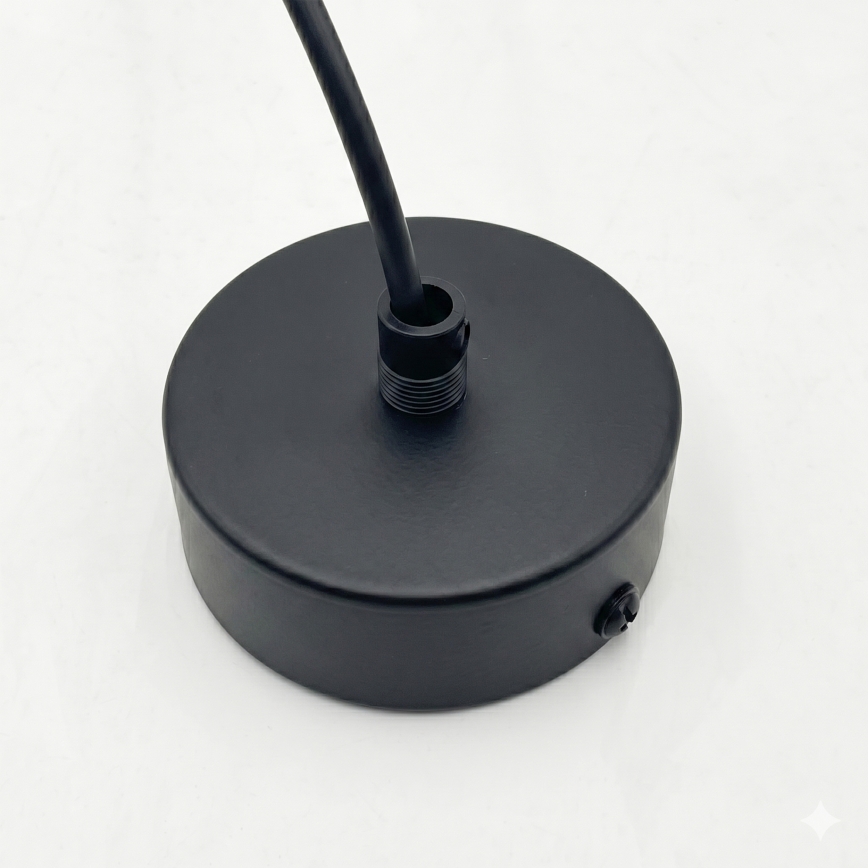 Pendelleuchte an Kabel DESTELLO, 1x E27/15W/230V, Ø 21 cm, schwarz