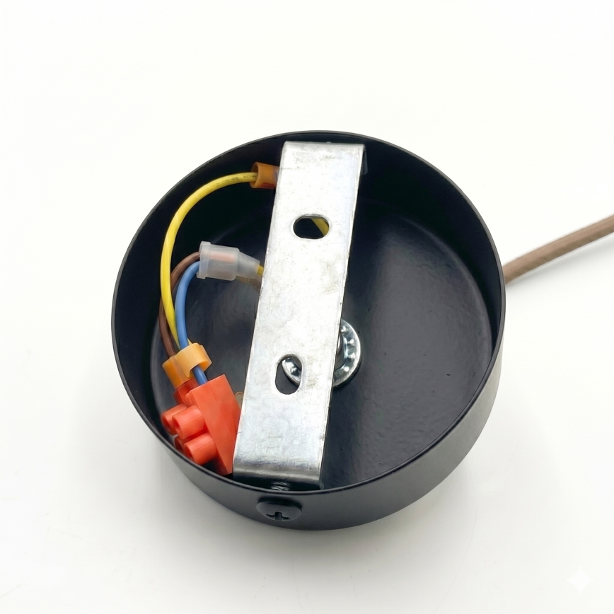 Pendelleuchte an Kabel DESTELLO, 1x E27/15W/230V, Ø 21 cm, schwarz