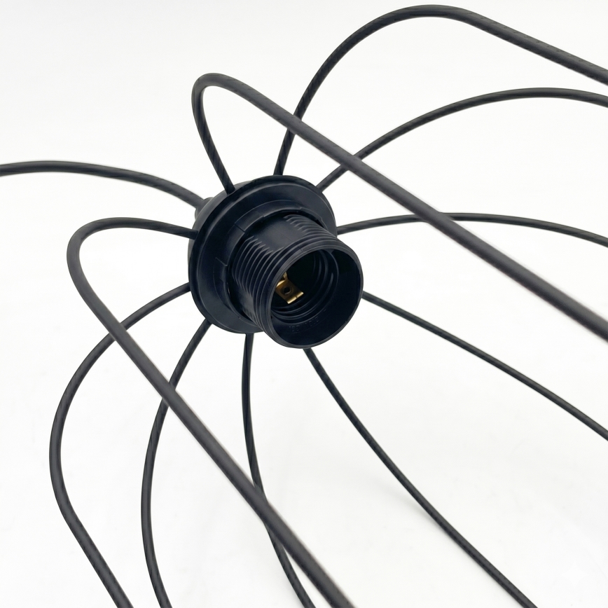 Pendelleuchte an Kabel DESTELLO, 1x E27/15W/230V, Ø 21 cm, schwarz