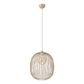 Pendelleuchte an Kabel DESTELLO 1xE27/15W/230V Ø 33 cm beige