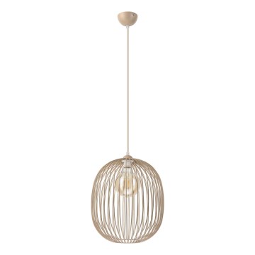 Pendelleuchte an Kabel DESTELLO 1xE27/15W/230V Ø 33 cm beige