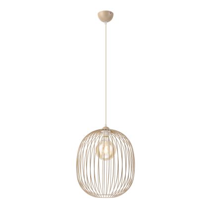 Pendelleuchte an Kabel DESTELLO 1xE27/15W/230V Ø 33 cm beige
