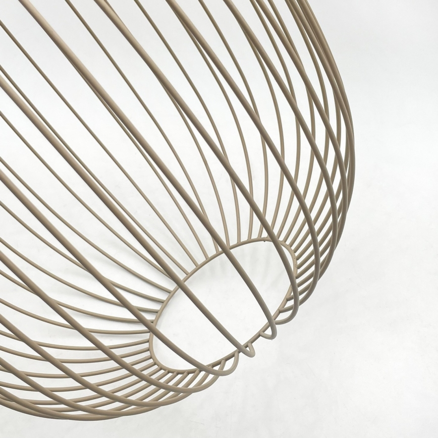 Pendelleuchte an Kabel DESTELLO 1xE27/15W/230V Ø 33 cm beige