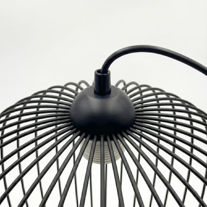 Pendelleuchte an Kabel DESTELLO 1xE27/15W/230V Ø 33 cm schwarz