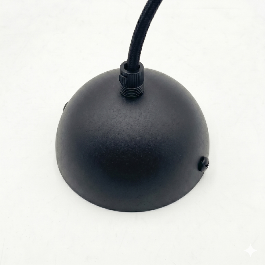 Pendelleuchte an Kabel DESTELLO 1xE27/15W/230V Ø 33 cm schwarz
