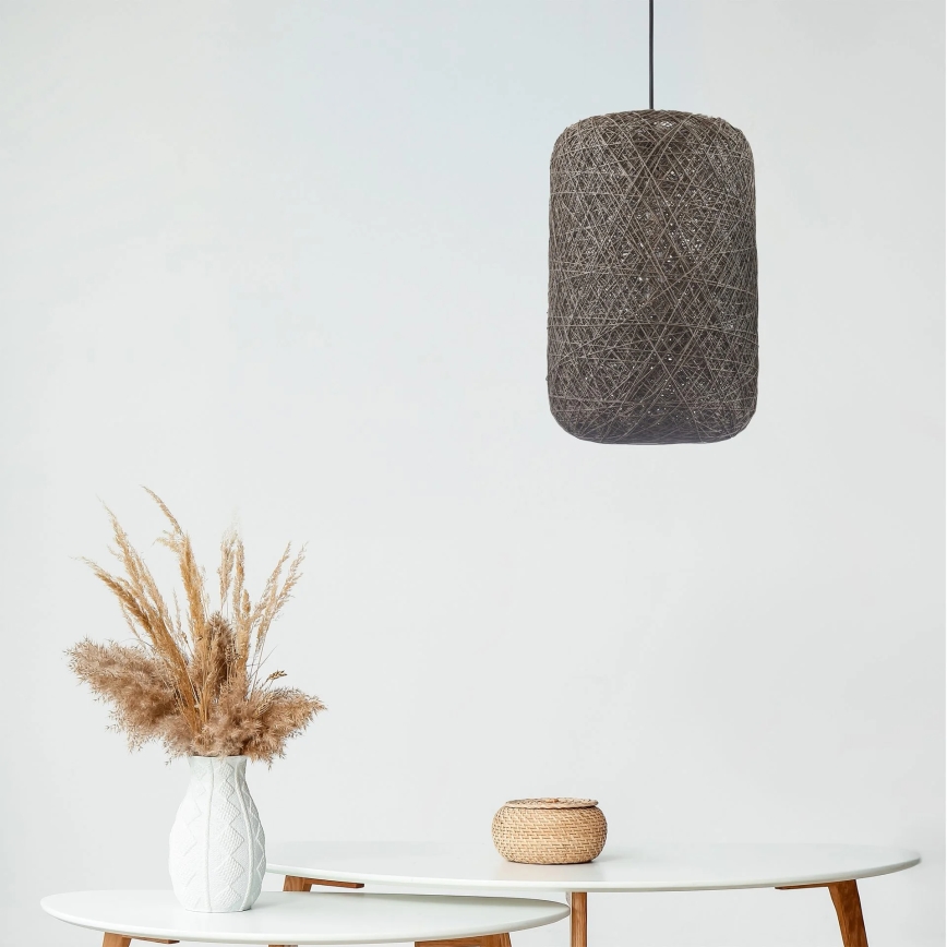 Pendelleuchte an Kabel ELLEN 1xE27/20W/230V Ø 30 cm anthrazit