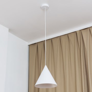 Pendelleuchte an Kabel ETNA II 1xE27/15W/230V Ø 25 cm weiß