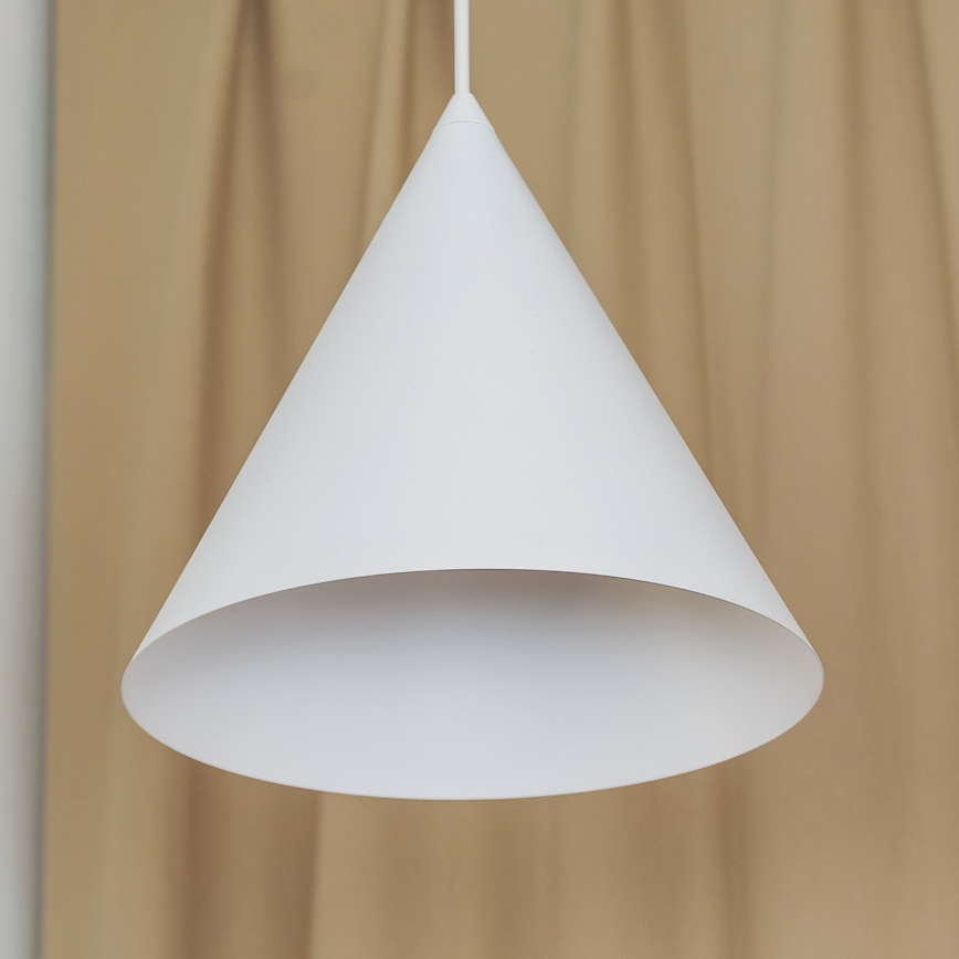 Pendelleuchte an Kabel ETNA II 1xE27/15W/230V Ø 25 cm weiß