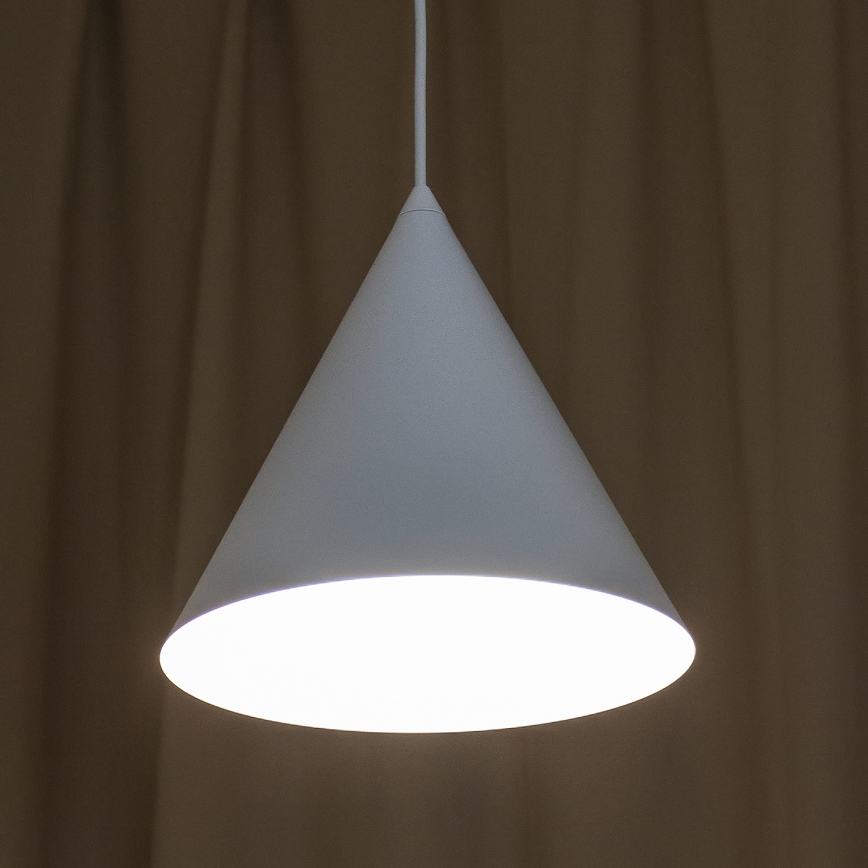 Pendelleuchte an Kabel ETNA II 1xE27/15W/230V Ø 25 cm weiß