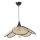 Pendelleuchte an Kabel FUME 1xE27/40W/230V Ø 45 cm schwarz/beige