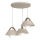Pendelleuchte an Kabel FUNDA 3xE27/15W/230V beige