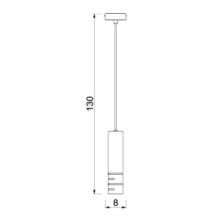 Pendelleuchte an Kabel FUNDA 3xE27/15W/230V beige