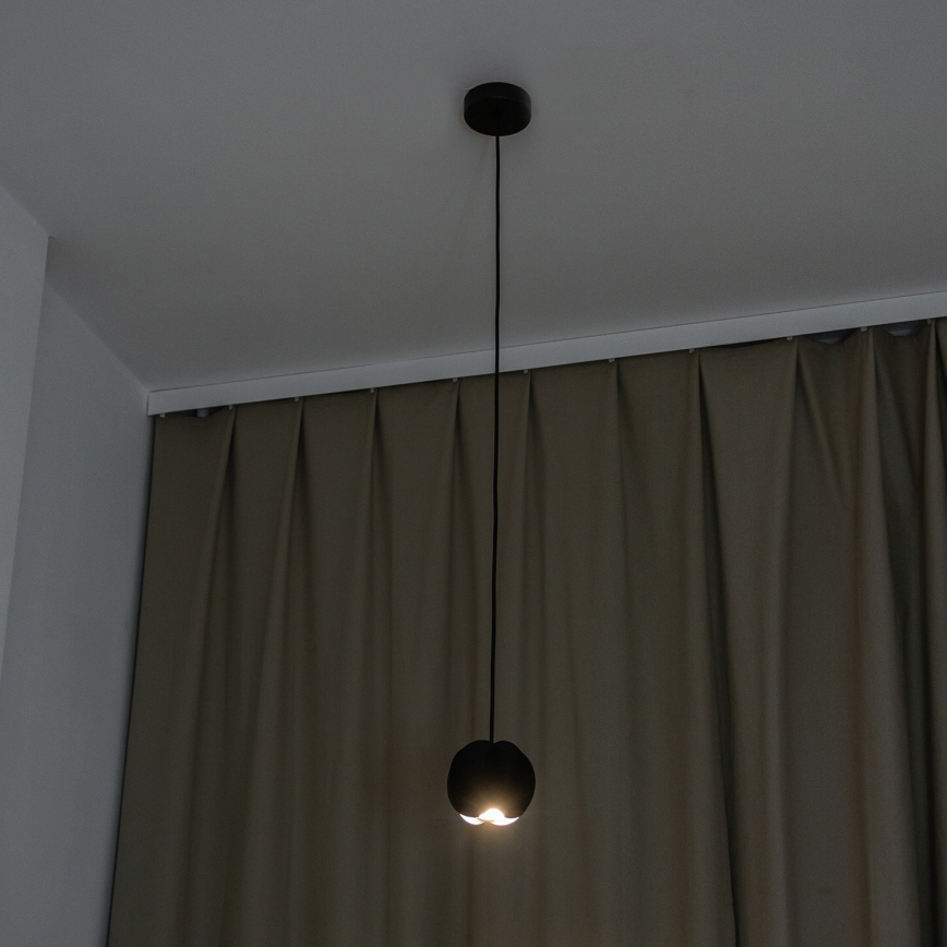 Pendelleuchte an Kabel GAMBIT 1xGU10/10W/230V schwarz