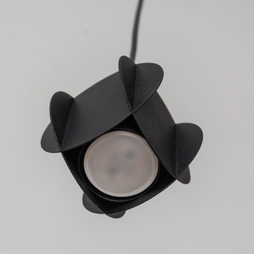 Pendelleuchte an Kabel GAMBIT 1xGU10/10W/230V schwarz