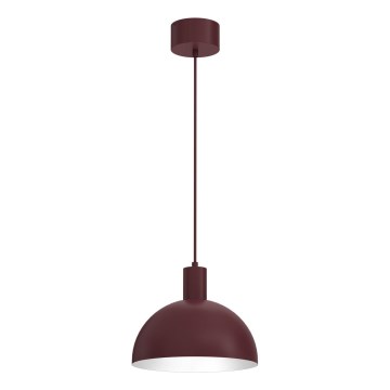Pendelleuchte an Kabel HANDA 1xE27/15W/230V burgunderrot