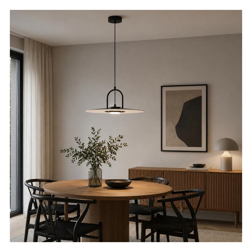 Pendelleuchte an Kabel HATTORI 1xGX53/15W/230V schwarz