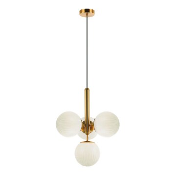 Pendelleuchte an Kabel JOLIN 4xG9/5W/230V goldfarben