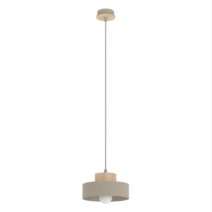 Pendelleuchte an Kabel KIVI 1xE27/15W/230V beige