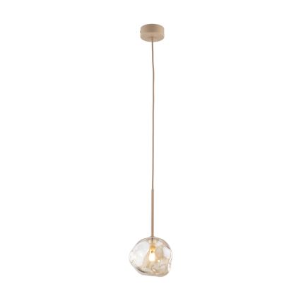 Pendelleuchte an Kabel LAVA 1xG9/8W/230V Beige/Rauchbeige Beige