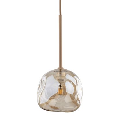 Pendelleuchte an Kabel LAVA 1xG9/8W/230V Beige/Rauchbeige Beige