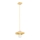 Pendelleuchte an Kabel MIKO 1xE27/15W/230V gelb/beige