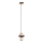Pendelleuchte an Kabel MIKO 1xE27/15W/230V schwarz/beige