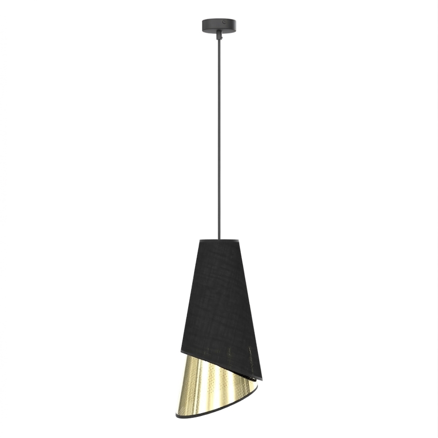 Pendelleuchte an Kabel MODA 1xE27/15W/230V schwarz/gold