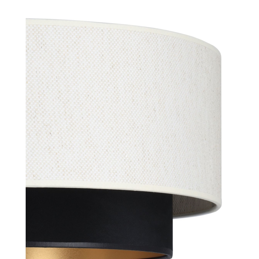 Pendelleuchte an Kabel NATIA 1xE27/60W/230V weiß/schwarz