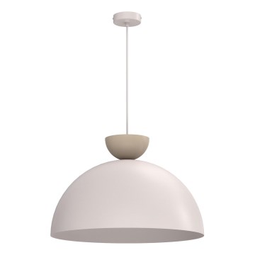 Pendelleuchte an Kabel NEVIS 1xE27/15W/230V Ø 50 cm cremefarben