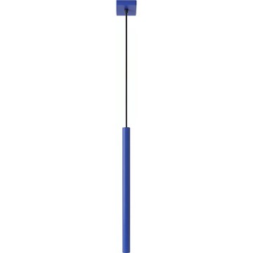 Pendelleuchte an Kabel PASTELO 1xG9/8W/230V blau