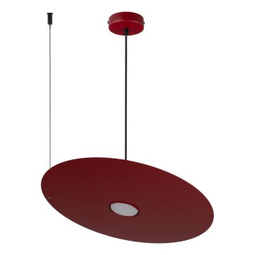 Pendelleuchte an Kabel PIATTO 1x GX53/15W/230V Ø 45 cm weinrot