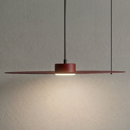 Pendelleuchte an Kabel PIATTO 1x GX53/15W/230V Ø 45 cm weinrot