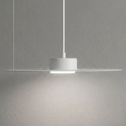 Pendelleuchte an Kabel PIATTO 1xGX53/15W/230V Ø 35 cm weiß