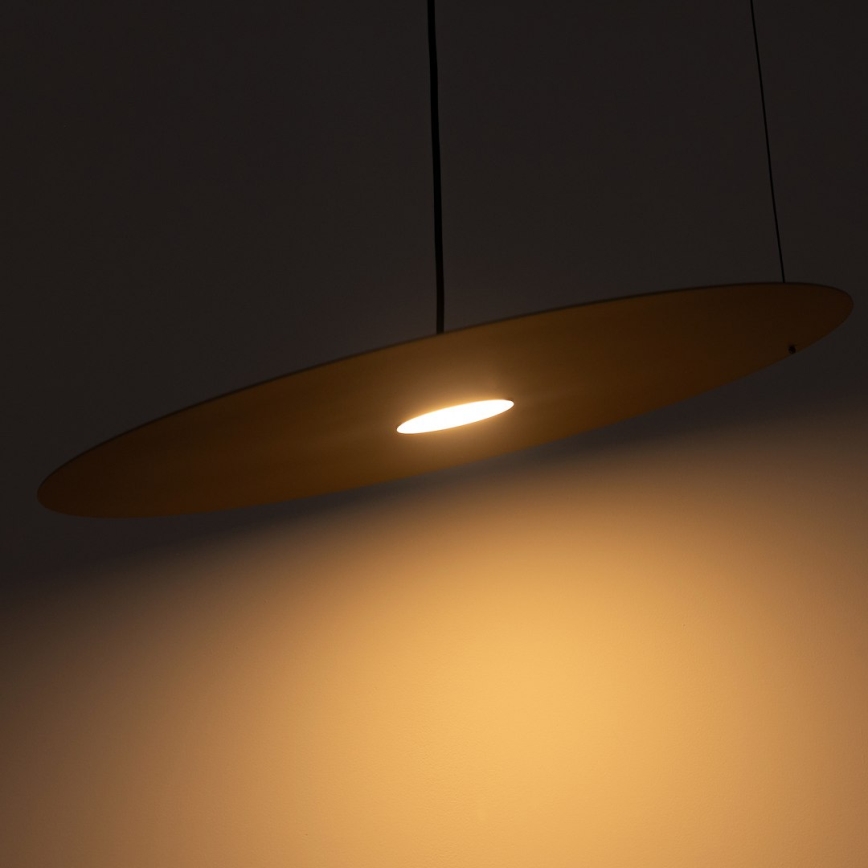 Pendelleuchte an Kabel PIATTO 1xGX53/15W/230V Ø 55 cm beige