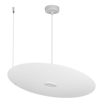 Pendelleuchte an Kabel PIATTO 1xGX53/15W/230V, Ø 55 cm, weiß