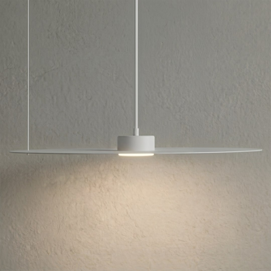 Pendelleuchte an Kabel PIATTO 1xGX53/15W/230V, Ø 55 cm, weiß